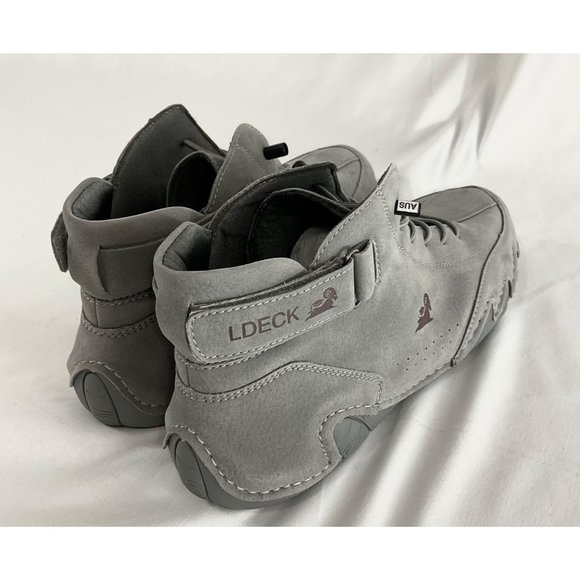 LDECK LANSGELING Suede Velcro Sneakers Non-Slip MEN's NEW SZ 13 - Picture 5 of 10